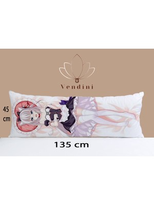 Vendini Çift Yön Baskılı Fantastik Anime Dakimakura Sarılma Yastık Kılıfı