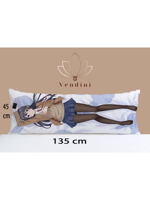 Vendini Çift Yön Baskılı Fantastik Anime Dakimakura Sarılma Yastık Kılıfı