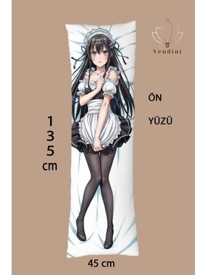 Vendini Çift Yön Baskılı Fantastik Anime Dakimakura Sarılma Yastık Kılıfı