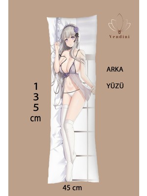 Vendini Çift Yön Baskılı Fantastik Anime Dakimakura Sarılma Yastık Kılıfı