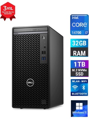 Dell Optiplex 7010MT I7-14700 32 GB Ram 1 Tb SSD Windows 11 Pro Masaüstü Bilgisayar