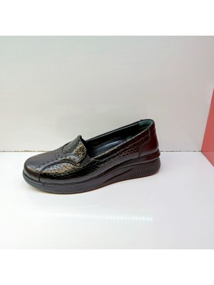 Two Go Kadın Hakiki Deri ve Ortopedik Ayakkabı