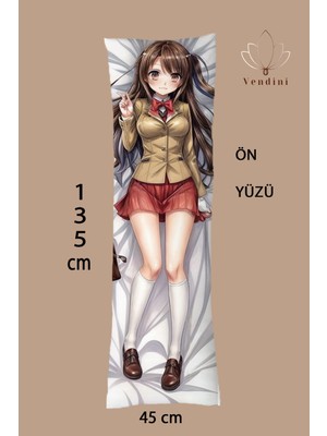 Vendini Çift Yön Baskılı Fantastik Anime Dakimakura Sarılma Yastık Kılıfı