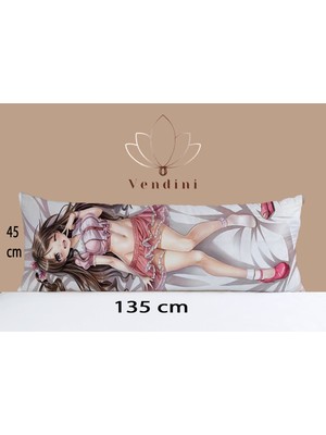 Vendini Çift Yön Baskılı Fantastik Anime Dakimakura Sarılma Yastık Kılıfı