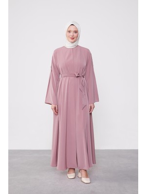 Lêvi D'or Gül Omuz Düğme Detaylı Ferace