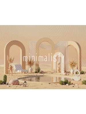 Modern Doğa Temasıyla Sakinleştirici Arka Plan, 200X150CM, Stüdyo Fonu