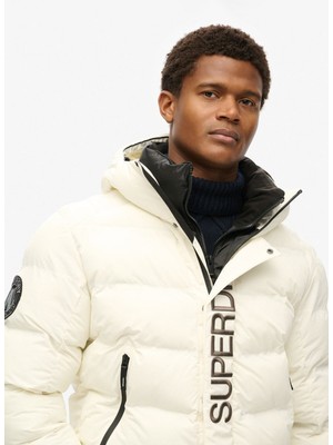 Superdry Kırık Beyaz Erkek Mont M5011902A71D_HOODED Cıty Graphıc Pu