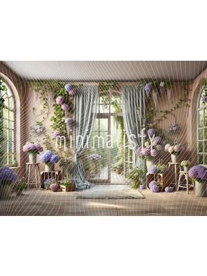 Büyüleyici Bir Arka Plan: 200X150CM, Doğanın Renkleri ve Zarafeti ile Stüdyo Fonu