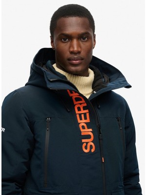 Superdry Lacivert Erkek Mont M5011922A98T_HOOD Ultımate Emb Wınd