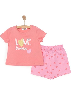 Hellobaby Motto Girl Kız Tshirt-Tayt Kız Bebek