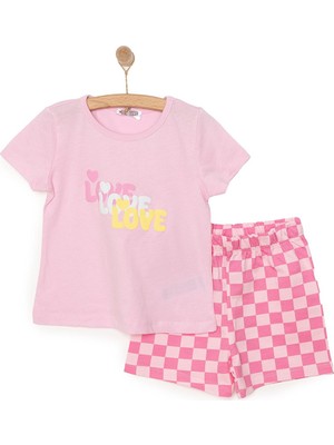 Hellobaby Motto Girl Kız Tshirt-Şort Kız Bebek