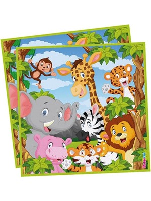 Safari Peçete 33 x 33 cm  (16 Ad)