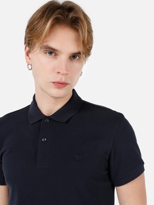 Colin's Regular Fit Lacivert Erkek Polo Yaka Kısa Kol Tişört