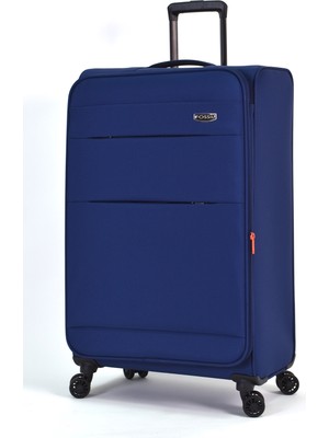 Fossil Ultra Light Kumaş Büyük Boy Valiz Lacivert FSL023