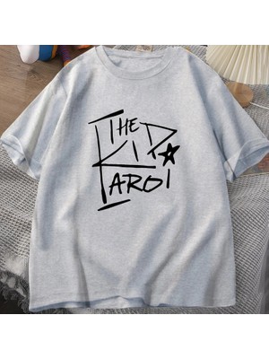 Tarz Sokak Çocuk Laroi Pamuk T-Shirt Erkek Üstleri Yaz Kısa Kollu Tee Erkekler Giyim Tees Baskı O-Boyun