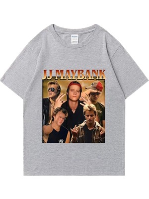 Tarz Sokak Serisi Outer Banks 3 Grafik T-Shirt Erkek Kadın Vintage Hip Hop Streetwear Jj Maybank Pamuk R