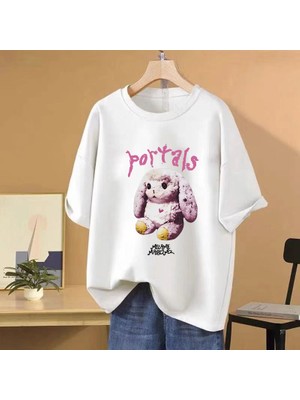 Tarz Sokak Sıcak Melanie Martinez Portalları Albümü Grafik T Shirt Hip Hop Streetwear Erkek Kadın G