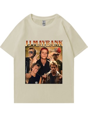 Tarz Sokak Serisi Outer Banks 3 Grafik T-Shirt Erkek Kadın Vintage Hip Hop Streetwear Jj Maybank Pamuk R