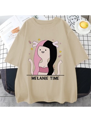 Tarz Sokak Melanie Martinez Karikatür Sevimli Komik T Shirt Erkek Kadın Sıcak Satış Boy Kısa Kollu Üst T