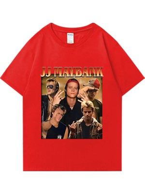 Tarz Sokak Serisi Outer Banks 3 Grafik T-Shirt Erkek Kadın Vintage Hip Hop Streetwear Jj Maybank Pamuk R