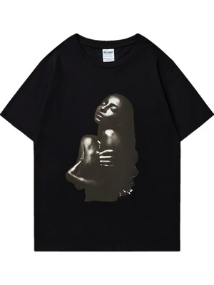 Tarz Sokak Mizah Aşk Deluxe S-Sade Dünya Turu T Shirt Erkek Kadın Artı Boyutu Vintage Kısa Kollu