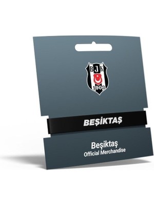 Beşiktaş Lisanslı Bileklik Siyah Kartal Ahşap Kutulu