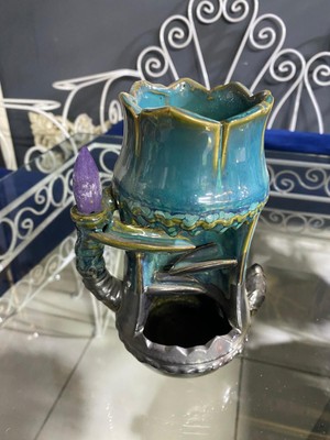 Şelale Geri Akışlı Tütsülük Turkuaz