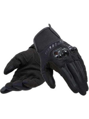 Dainese Mig 3 Air Tex Black Tekstil Eldiven XL Suni Deri ve Likralı Kumaş Özellikleri ile Yaz Mevsimine Uygun