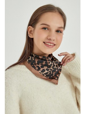 Axesoire 13486 Leopar Desenli Bandana Fular