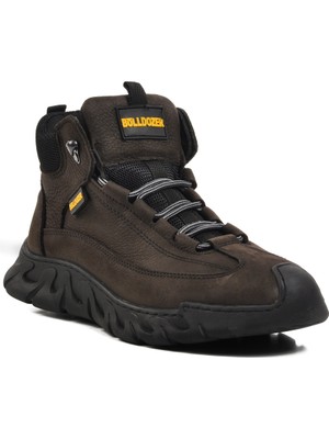 Bulldozer Antrasit Nubuk Erkek Bot