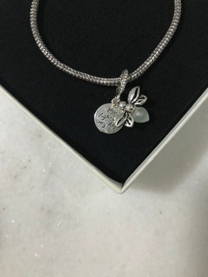 Cheberry Pandora Charm Karanlıkta Parlayan Ateş Böceği Charm Çelik Kaplama