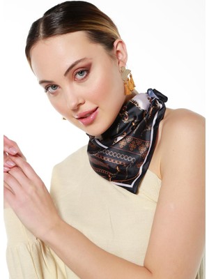 Axesoire 13709 Patchwork Desenli Bandana Fular