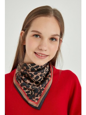 Axesoire 13485 Leopar Desenli Bandana Fular