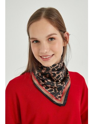 Axesoire 13485 Leopar Desenli Bandana Fular