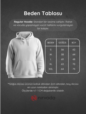 Nirvoda Brkln 98 New York Unisex Kapüşonlu Sweatshirt Siyah