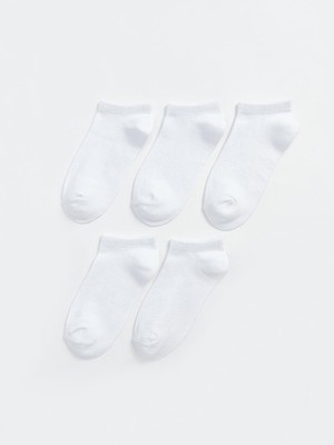 LC Waikiki LCW DREAM Kadın Patik Çorap 5'li Paket Orta Kalınlık Yüksek Pamuk İçerir Düz Tasarım