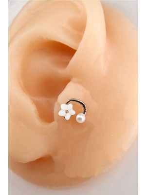 Dam Rose 8 mm Piercing Tragus Helix Kıkırdak