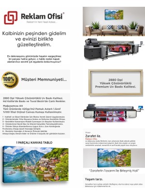 Avusturya Hallstatt, Salzburg Manzara Temalı Premium Kanvas Tablo