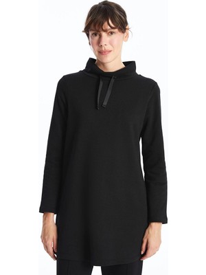 Lc Waıkıkı Yarım Balıkçı Yaka Kadın Kalın Sweatshirt Tunik