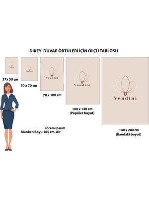 Vendini Çiçekler Arasındaki Minik Kedi Duvar Örtüsü Duvar Halısı Wall Tapestry