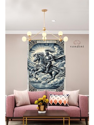 Vendini Tarot  Serisi Duvar Örtüsü Duvar Halısı Wall Tapestry