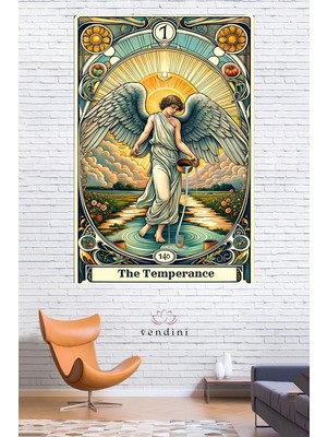 Vendini Tarot  Serisi Duvar Örtüsü Duvar Halısı Wall Tapestry