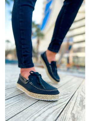 Kazax CH311 Espadril Erkek Ayakkabı Sıyah