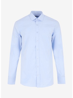 Altınyıldız Classics Slim Fit Klasik Yaka Açık Mavi Erkek Gömlek ACE202510302_GÖMLEK Par Nm