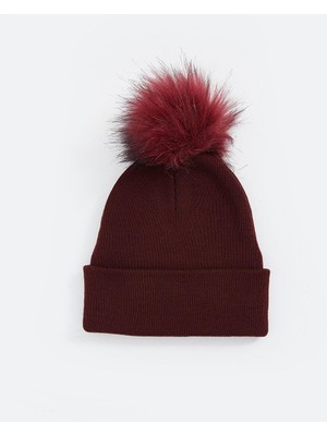 Lcw Accessorıes Ponpon Detaylı Kadın Bere