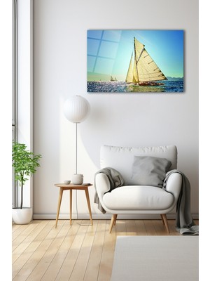 Dekoratif Duvar Tablosu Temperli Cam Tablo 110 x 70 cm