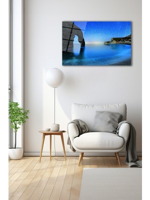 Dekoratif Duvar Tablosu Temperli Cam Tablo 72 x 46 cm