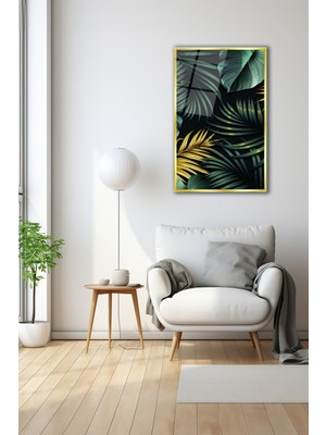 Dekoratif Duvar Tablosu Temperli Cam Tablo 72 x 46 cm