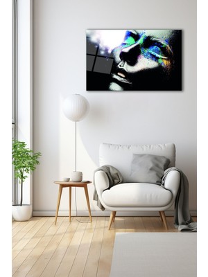 Dekoratif Duvar Tablosu Temperli Cam Tablo 110 x 70 cm