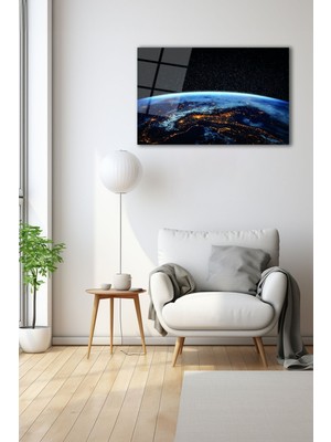 Dekoratif Duvar Tablosu Temperli Cam Tablo 110 x 70 cm